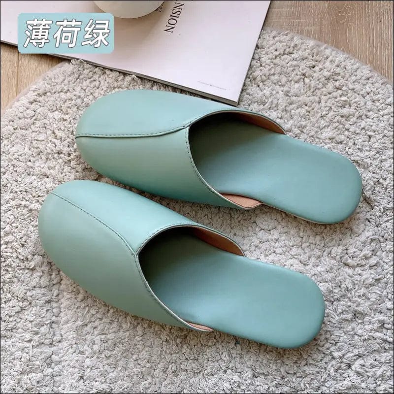 New Japanese Haining skin slippers home spring and autumn