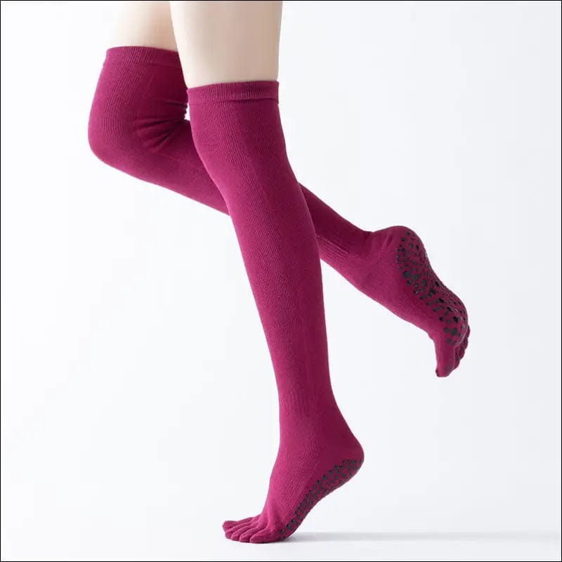 New long tumbles to knee yoga socks in autumn and winter