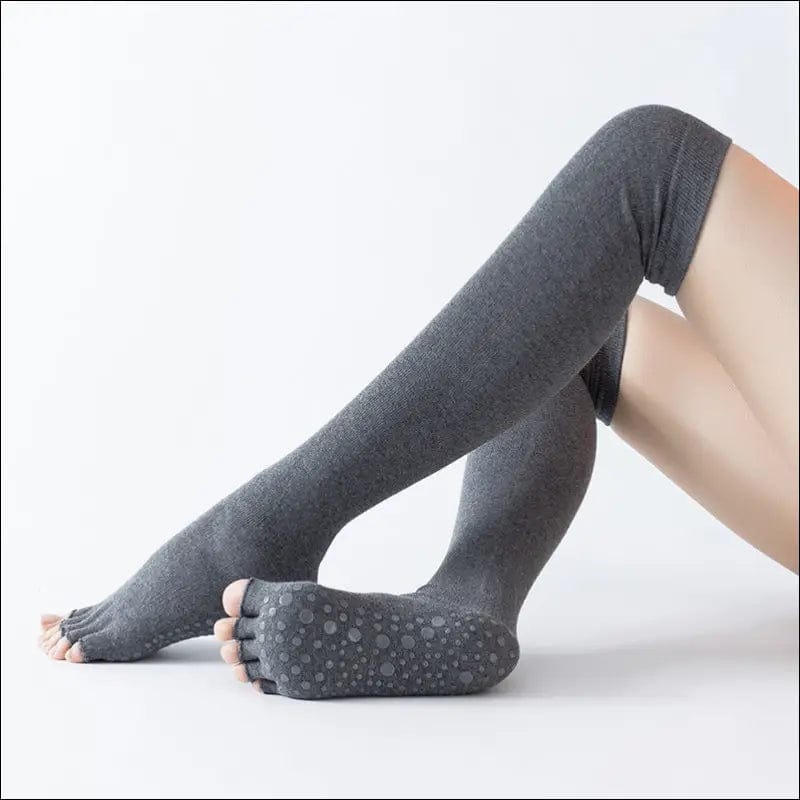New long tumbles to knee yoga socks in autumn and winter