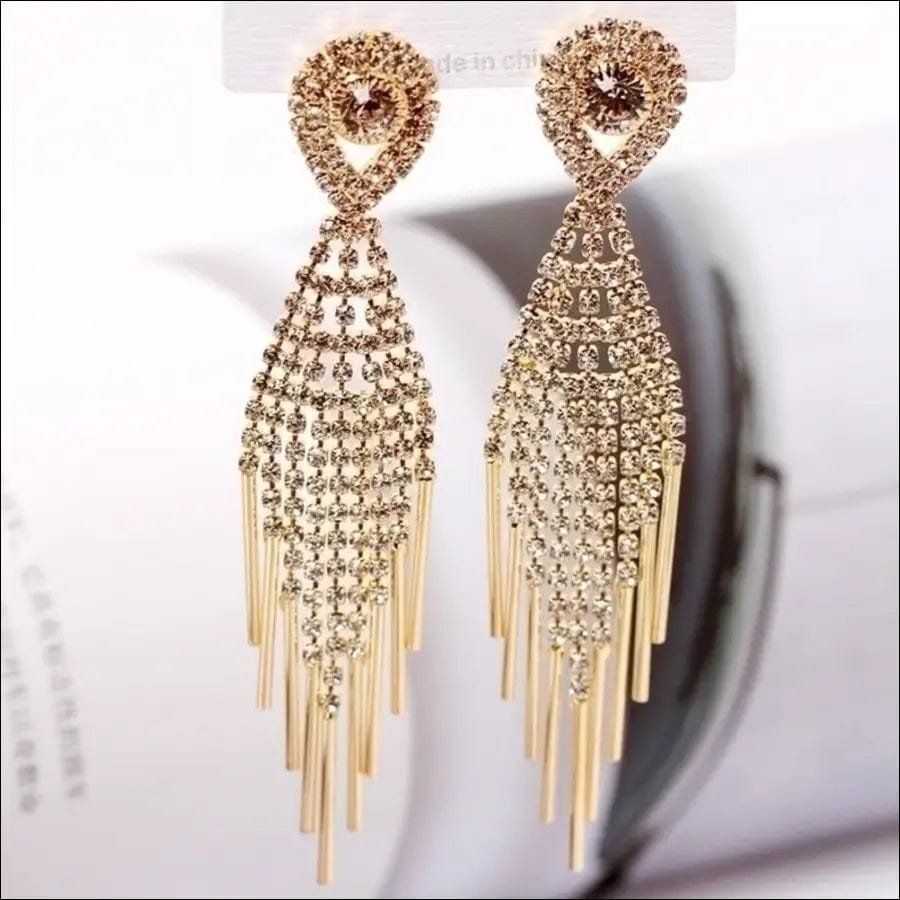 New personality fashion design zircon earrings for women
