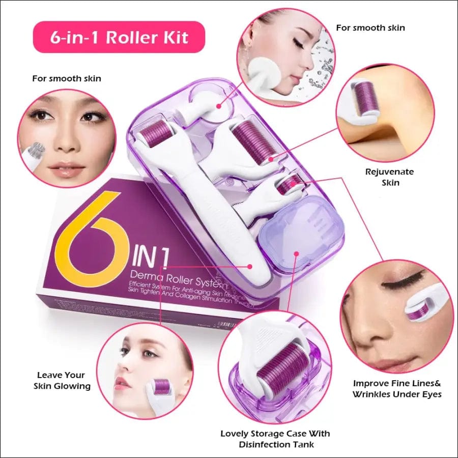 Original DRS 6 in 1 Derma Roller Needle Microdermabrasion