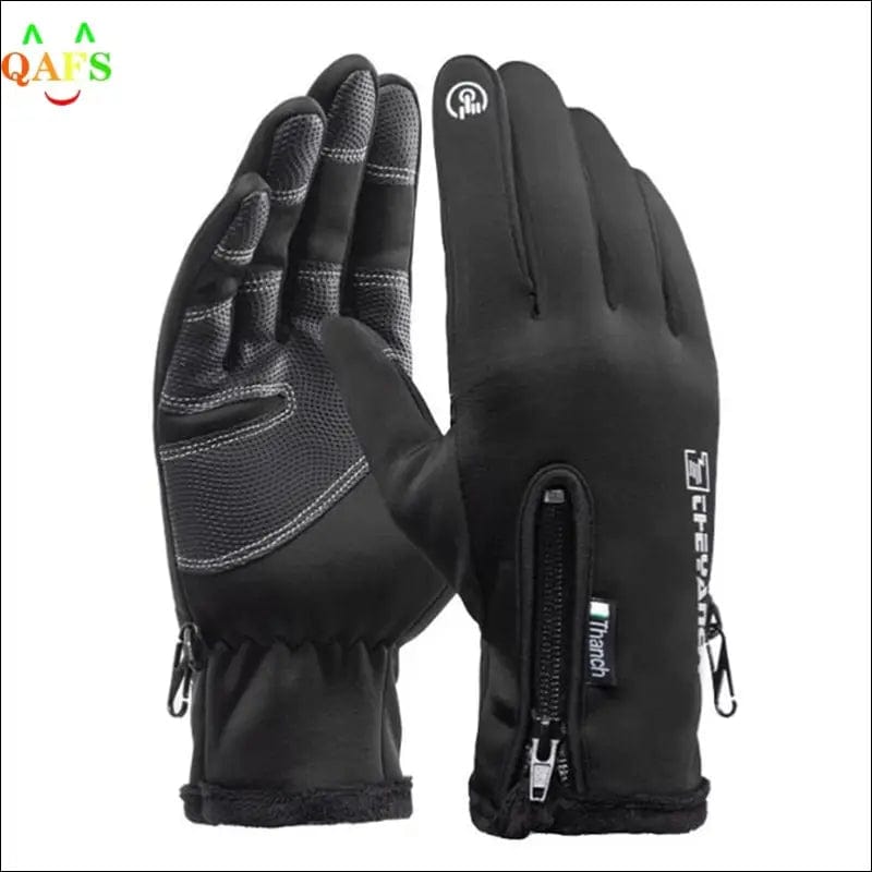 Outdoor Winter Gloves Waterproof Moto Thermal Fleece Lined