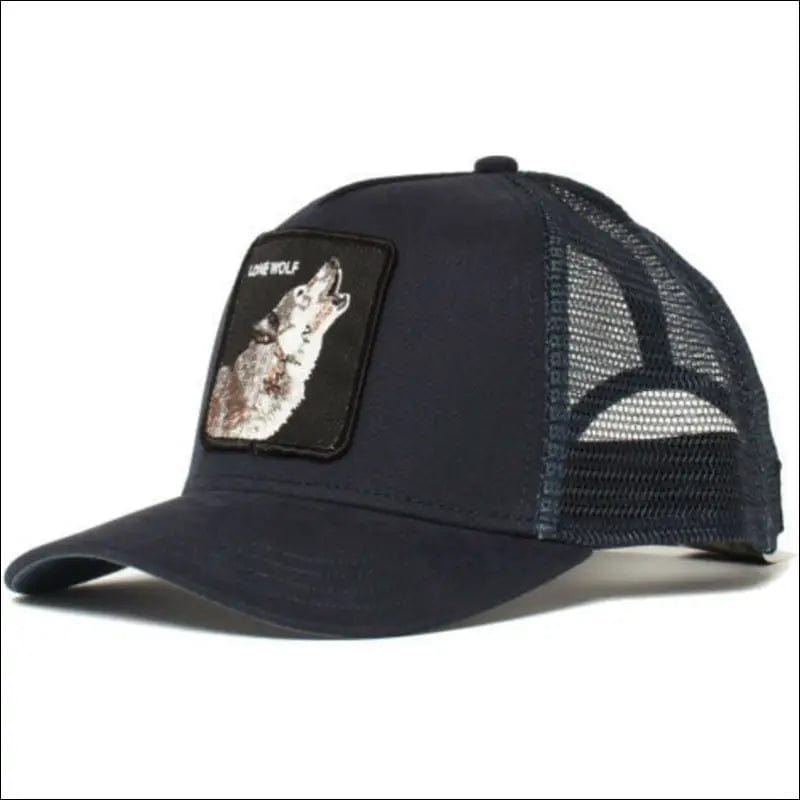 Panther Mesh Cap Summer Baseball Anime Gorilla FREEDOM Black