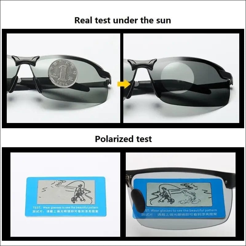 Photochromic Sunglasses Men Polarized Driving Chameleon