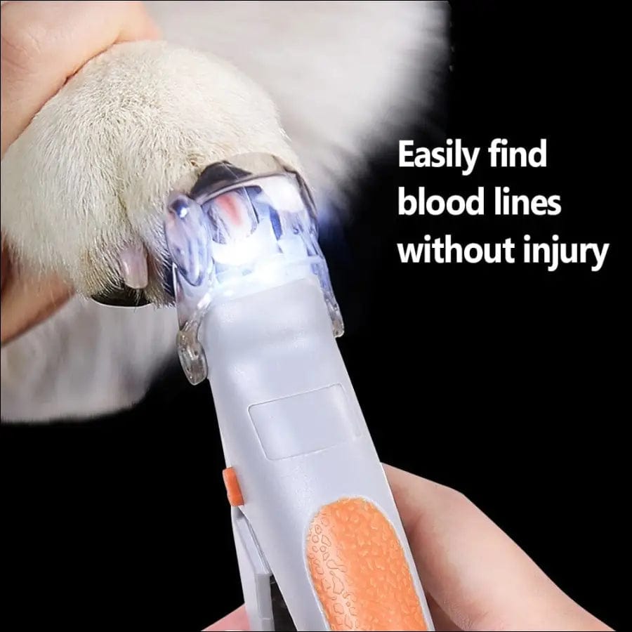 Professional Pet Nail Clipper Scissors - LED -