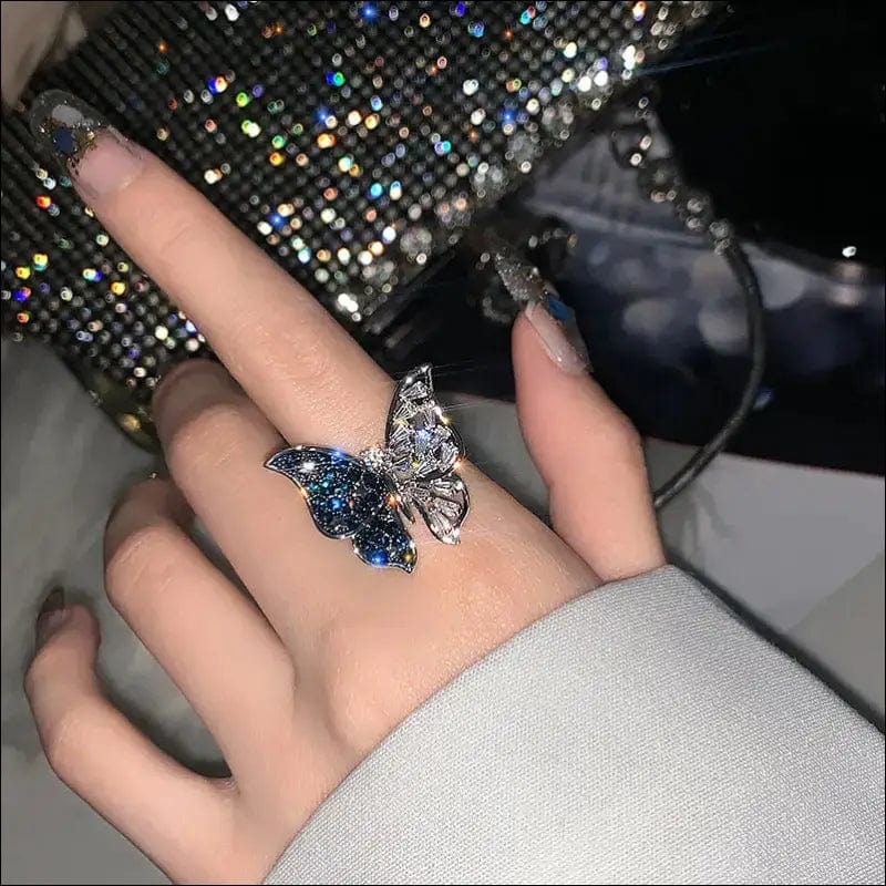 Promakepro® New Trendy Fashionable Dark Blue Diamond