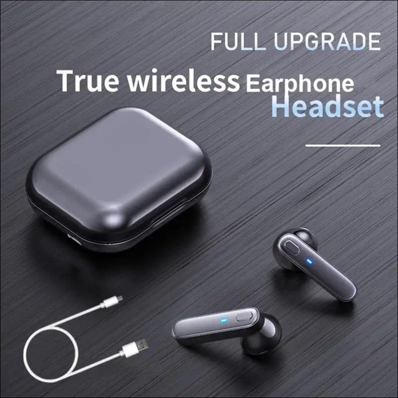 R20 TWS Earphone Bluetooth-compatible Wireless Headset Deep