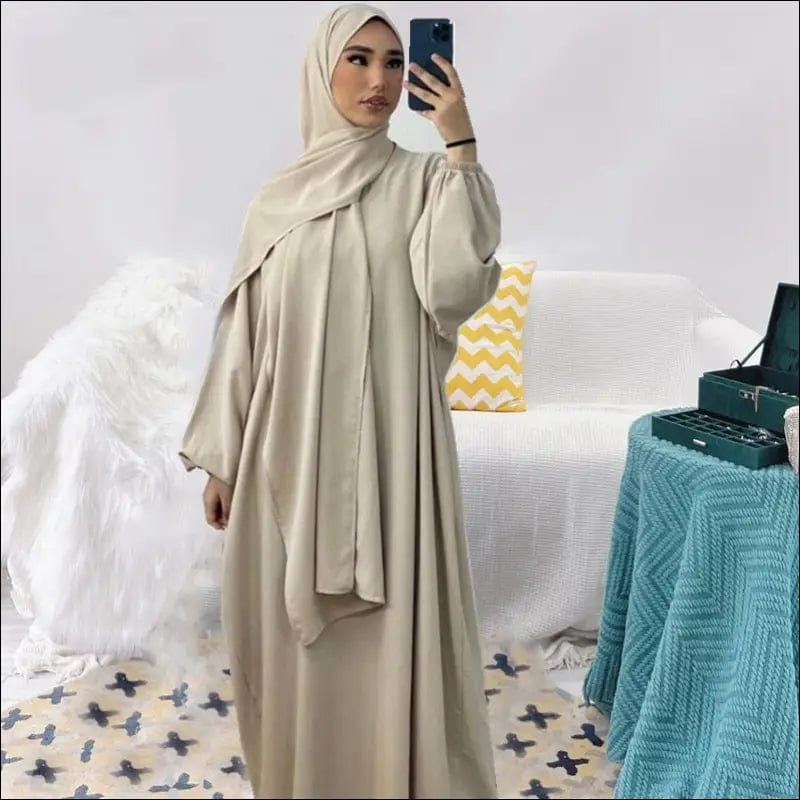 Ramadan Eid Muslim Hijab Dress Robes Musulmane Abaya Elegant