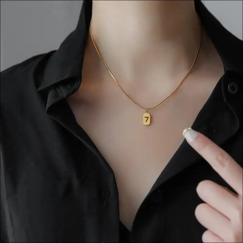 Real gold plated shell wings necklace female clavicle chain