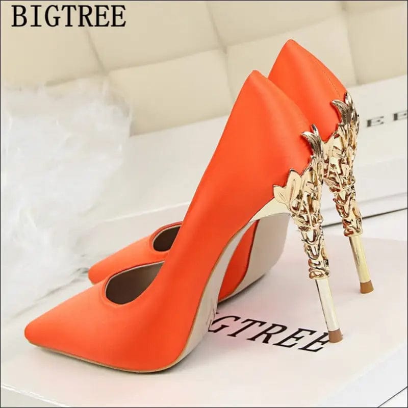 Red Heels Wedding Shoes Bride New Arrival 2021 Women High