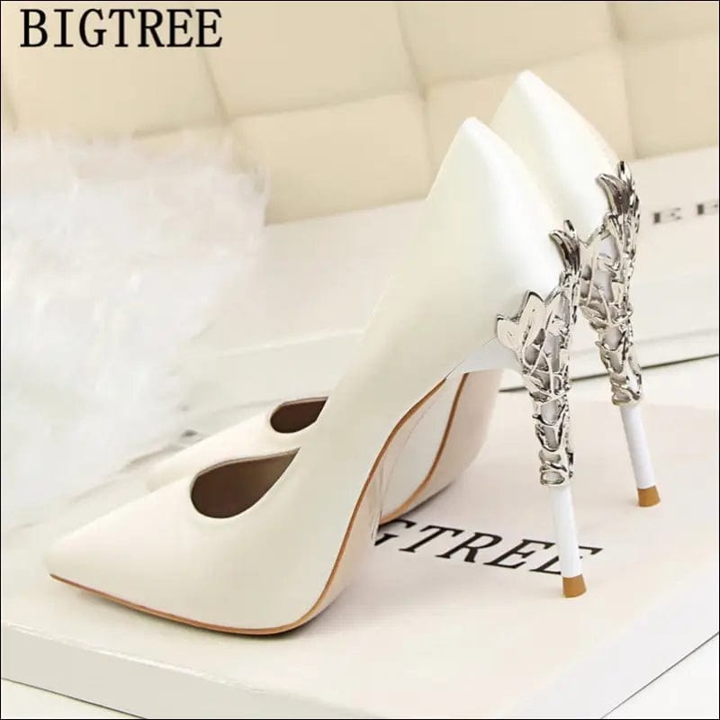 Red Heels Wedding Shoes Bride New Arrival 2021 Women High