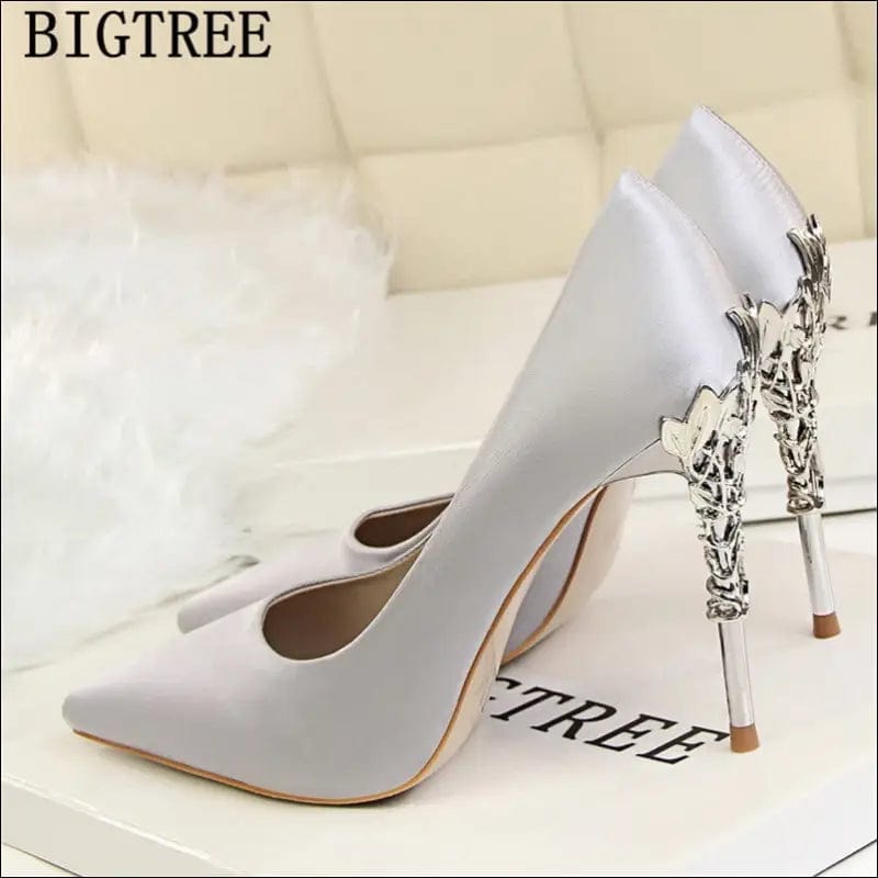 Red Heels Wedding Shoes Bride New Arrival 2021 Women High