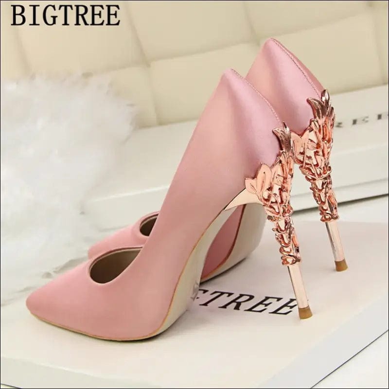 Red Heels Wedding Shoes Bride New Arrival 2021 Women High