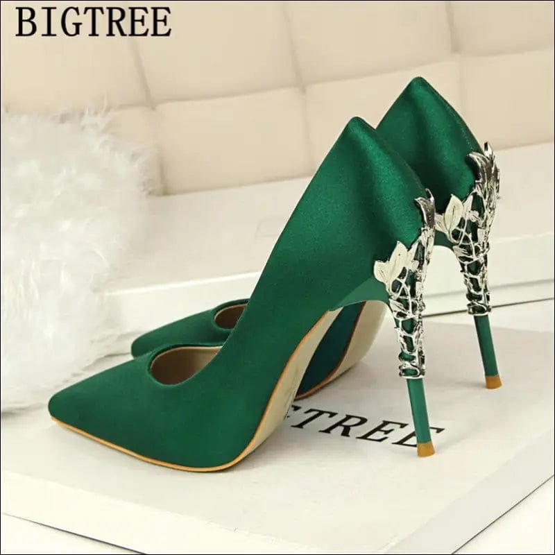 Red Heels Wedding Shoes Bride New Arrival 2021 Women High