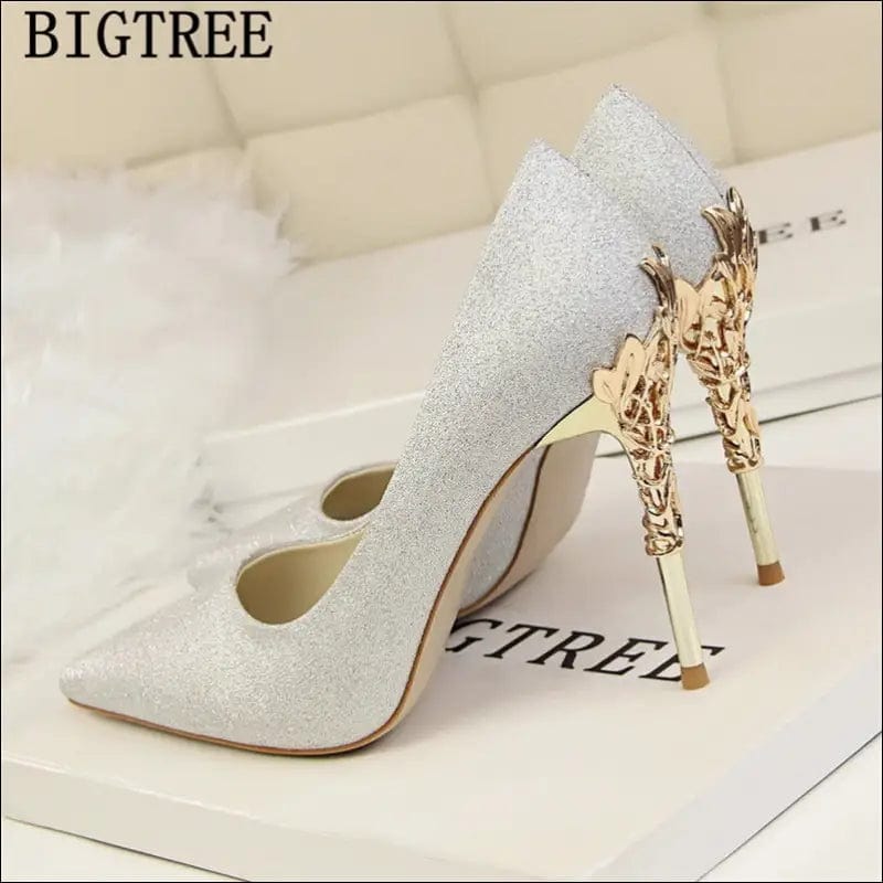 Red Heels Wedding Shoes Bride New Arrival 2021 Women High