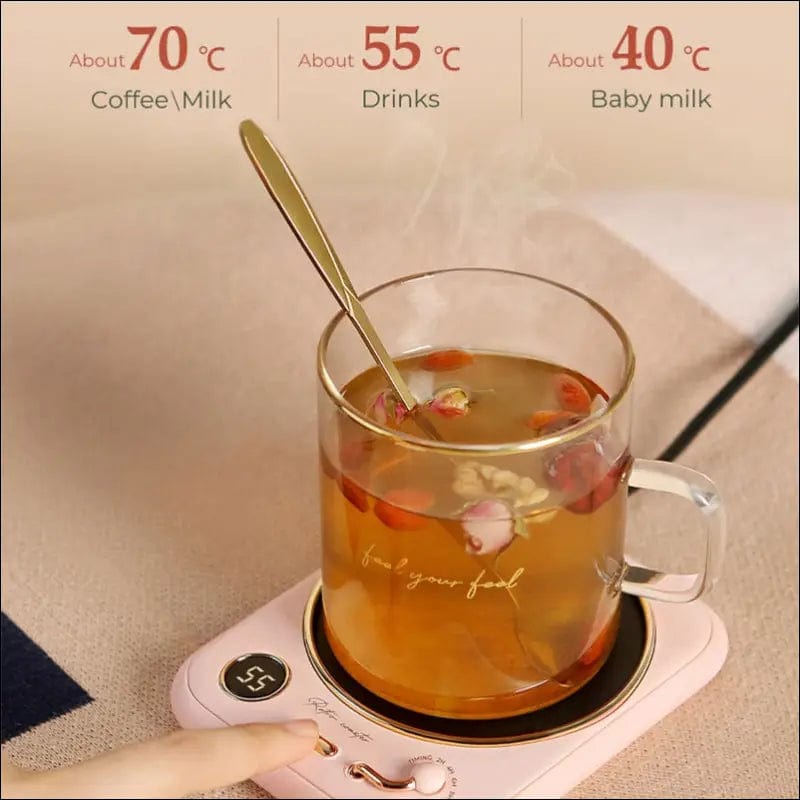 Retro Coffee Mug Warmer for Cocoa Tea Water Milk Gift Idea