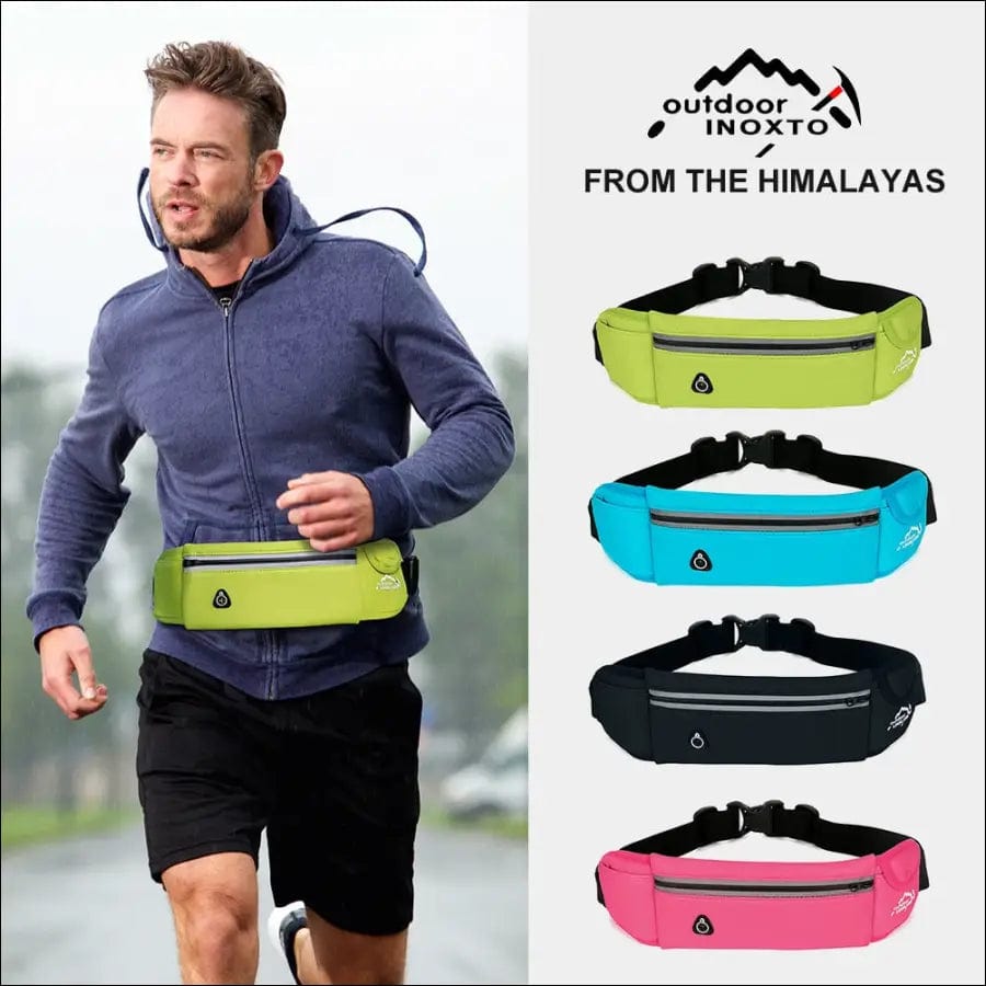 Running Canvas Bag Waterproof Portable Sports Belt for Men