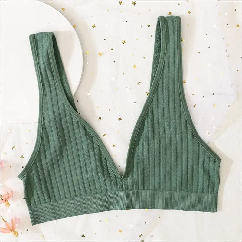 Seamless Bra Sports Bras For Women Plunge Top Female