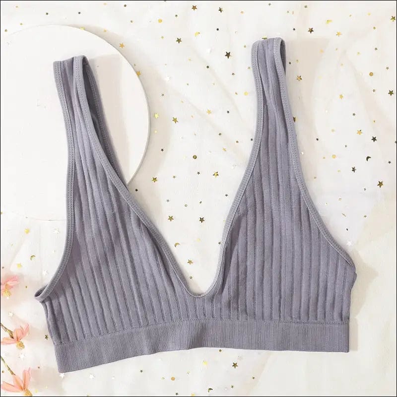 Seamless Bra Sports Bras For Women Plunge Top Female