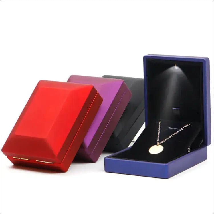 Seamless LED Jewelry Box High-end Ring Necklace Bracelet