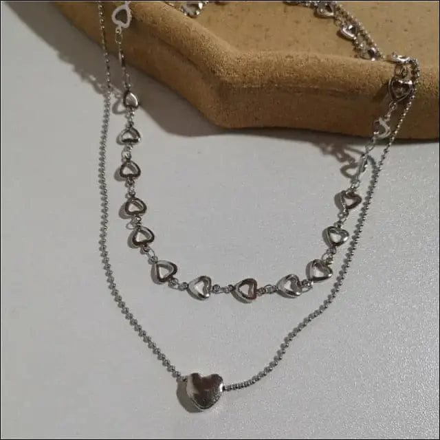 Silver Goth Pendant Necklace Jewelry - I - 18664266-i BROKER