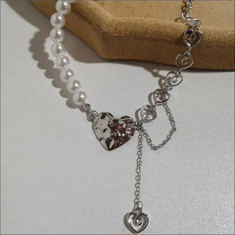 Silver Goth Pendant Necklace Jewelry - F - 18664266-f BROKER
