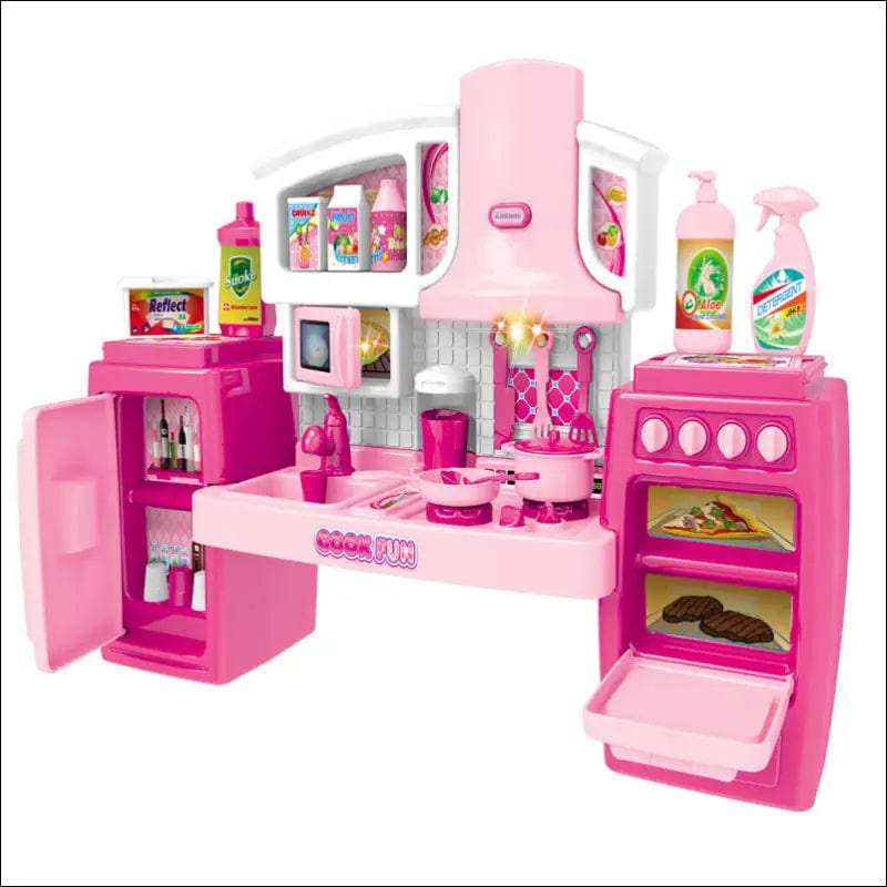 Simulation kitchen set will cook girls over home toy little