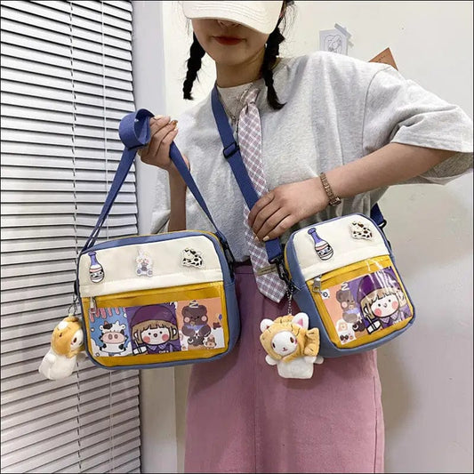 Small bag female Korean version of the cute transparent