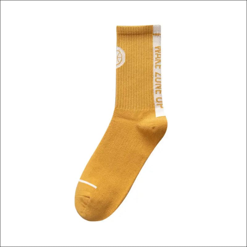 Socks male INS street basketball socks couple middle tube