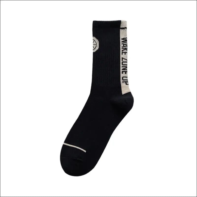 Socks male INS street basketball socks couple middle tube