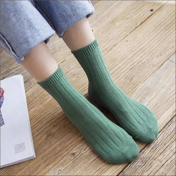 Socks women’s spring and summer solid color stockings candy