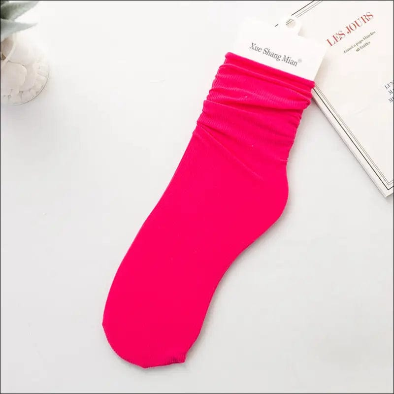Socks women’s socks spring and summer thin women solid color