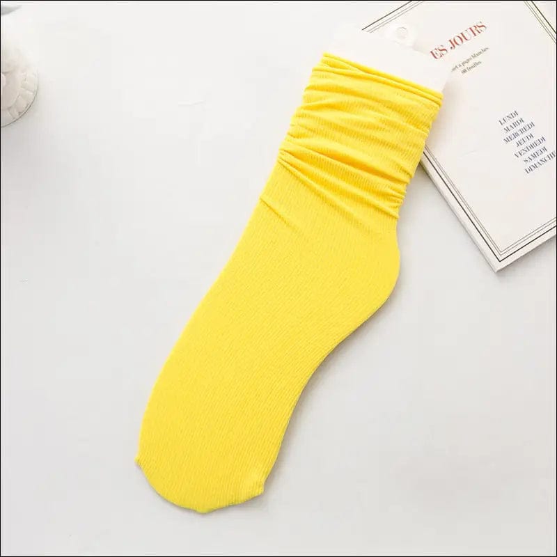 Socks women’s socks spring and summer thin women solid color