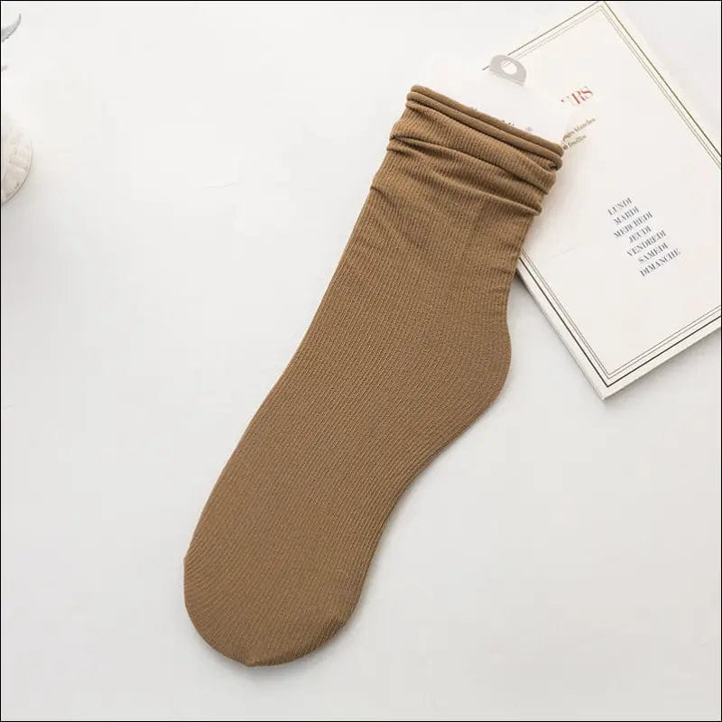 Socks women’s socks spring and summer thin women solid color