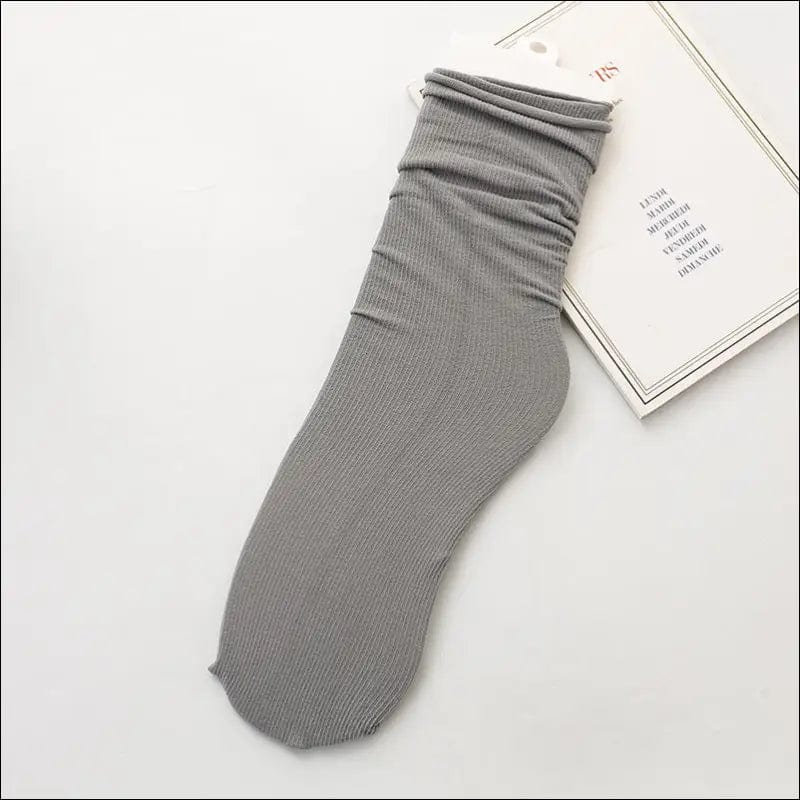 Socks women’s socks spring and summer thin women solid color