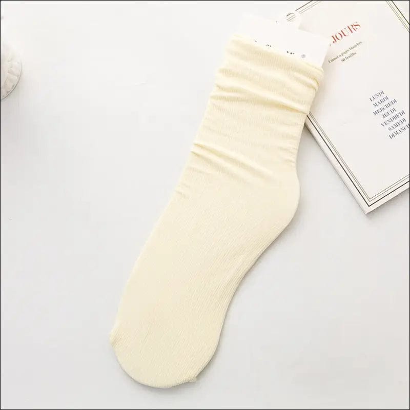 Socks women’s socks spring and summer thin women solid color