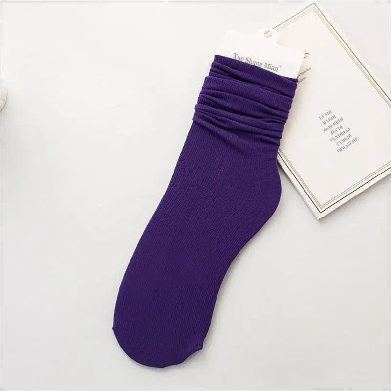 Socks women’s socks spring and summer thin women solid color