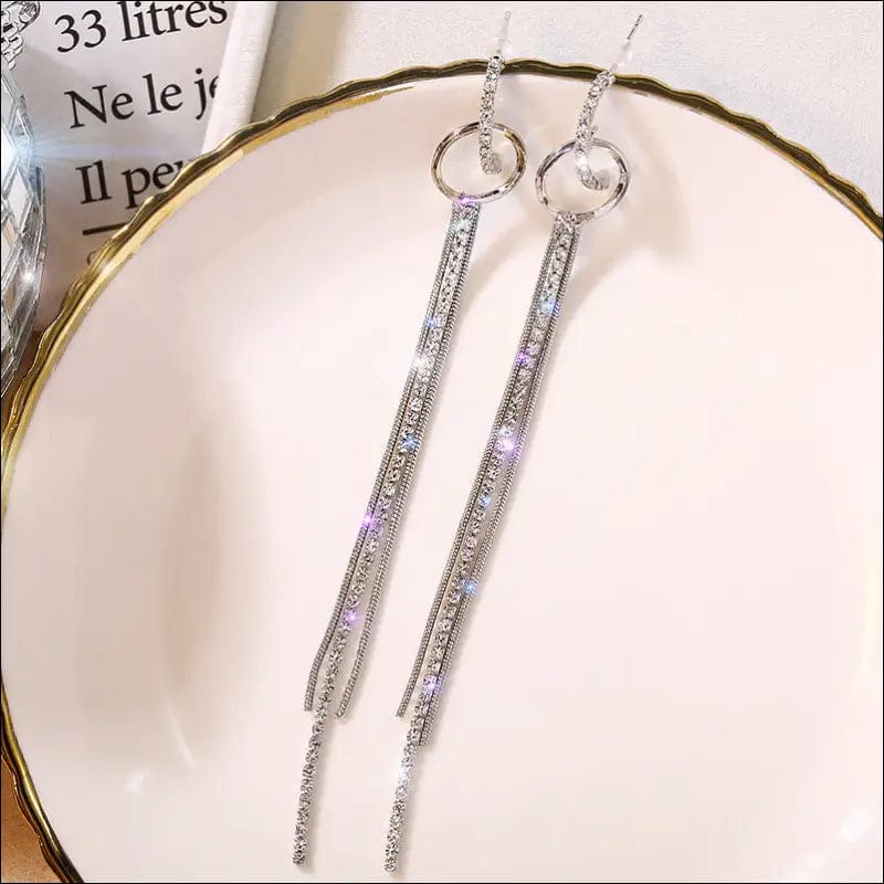 South Korea S925 silver needle stream Supu earrings female