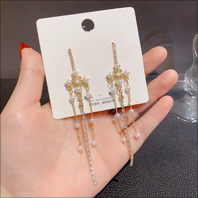 South Korea S925 silver needle stream Supu earrings female