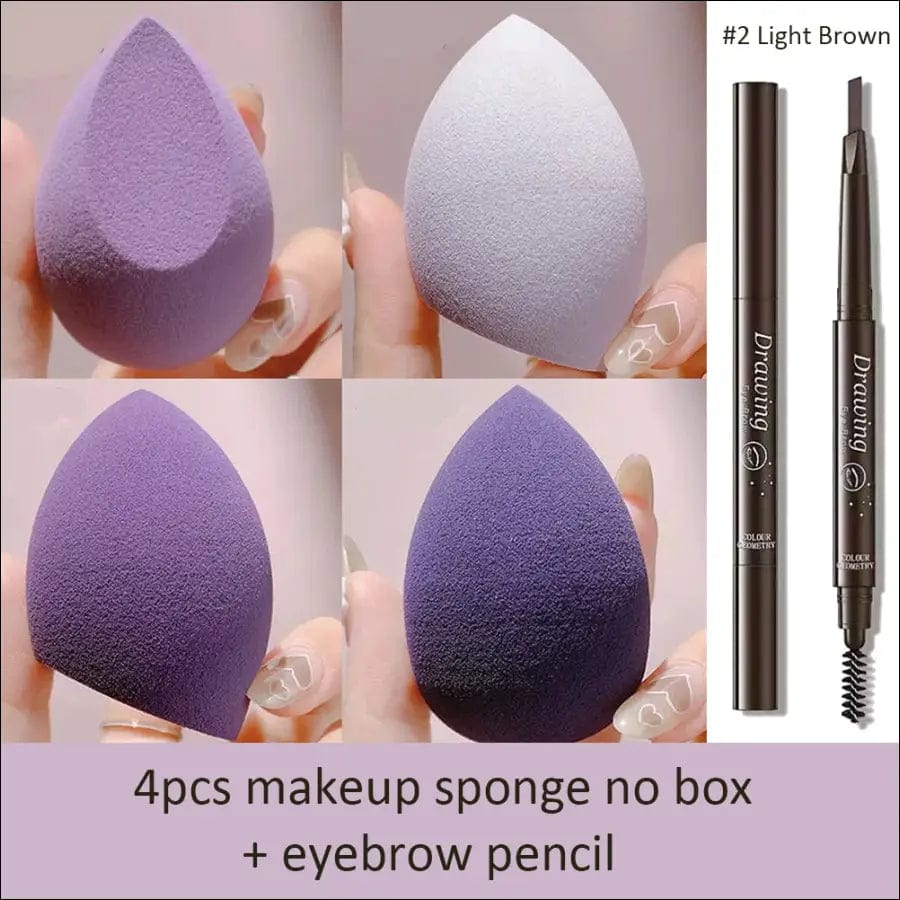 Sponge for Makeup Beauty Blender with Box Foundation Powder
