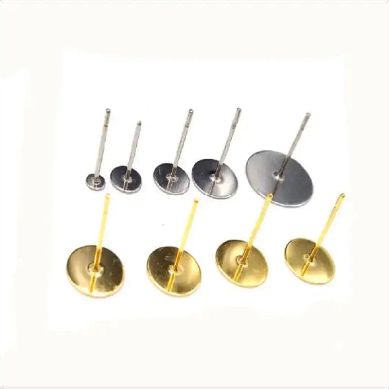 Spot 316 stainless steel flat needle titanium DIY jewelry