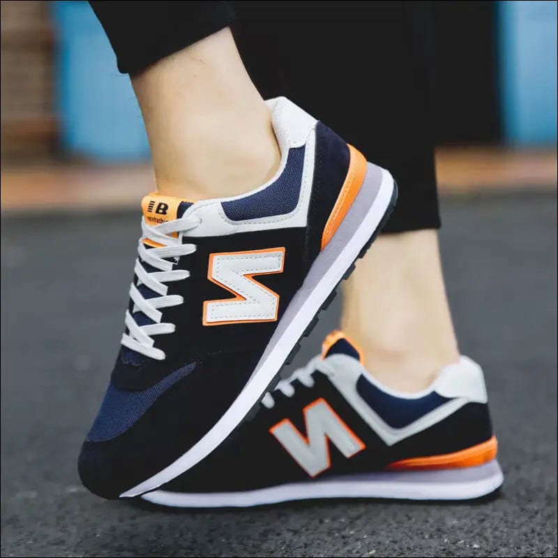 Spring and summer new round head letter sports shoes casual