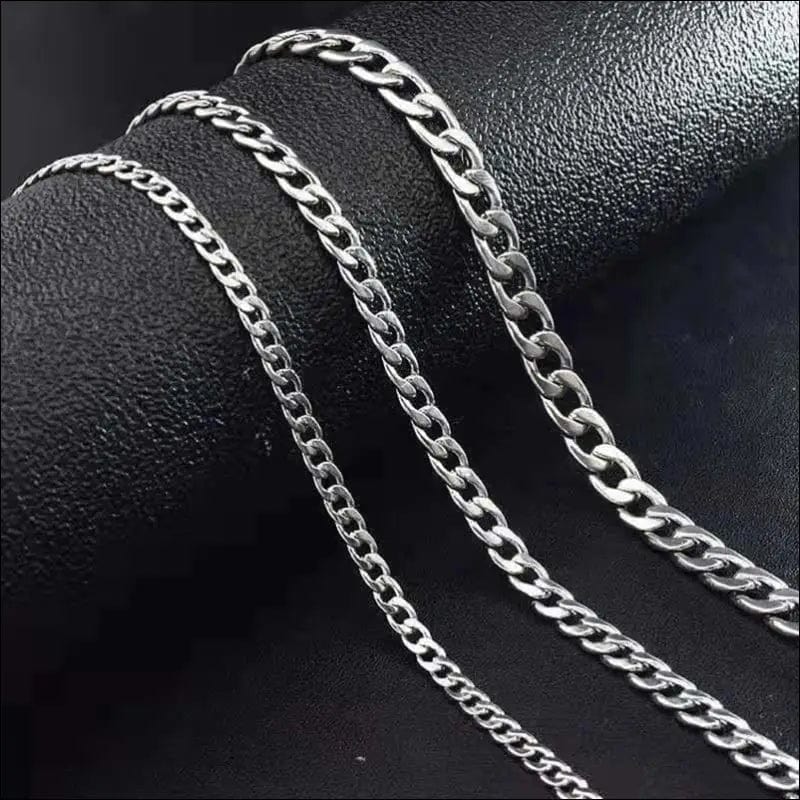 Stainless Steel Chain Necklaces for Women Men Long Hip Hop