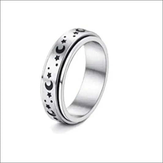 Stainless Steel Rotatable Ring - 1style / Number10 -