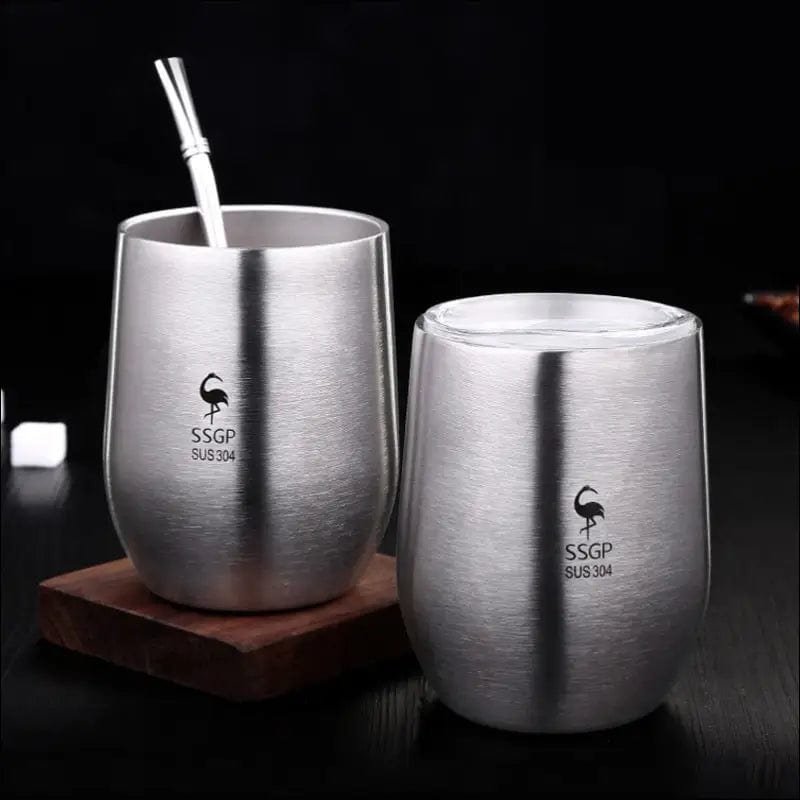 Stainless Steel Water Cup 304 Office Small Tea Container