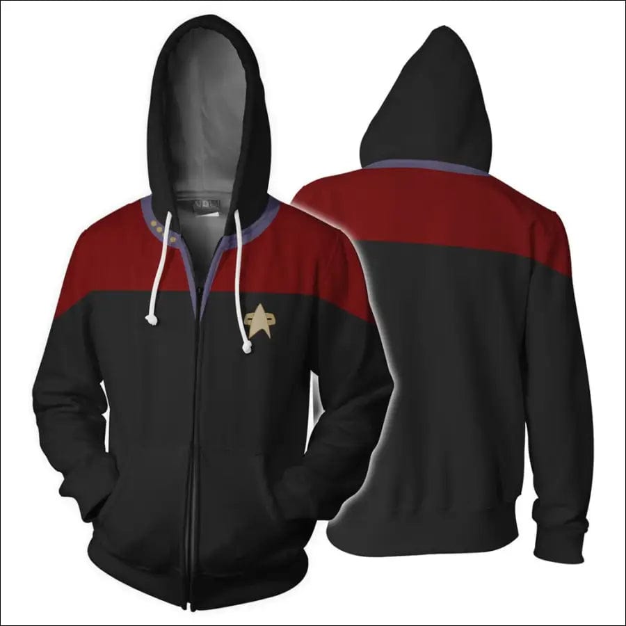 Star Trek: Deep Space Nine / Voyager 3D Hoodie Cosplay