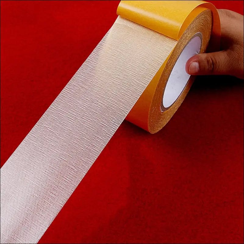 Strong Fixation Of Double Sided Cloth Base Tape Translucent