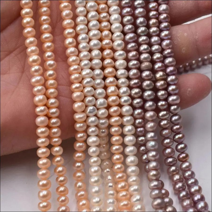 Strong light flawless 5-6mm thick four-sided pearl flat