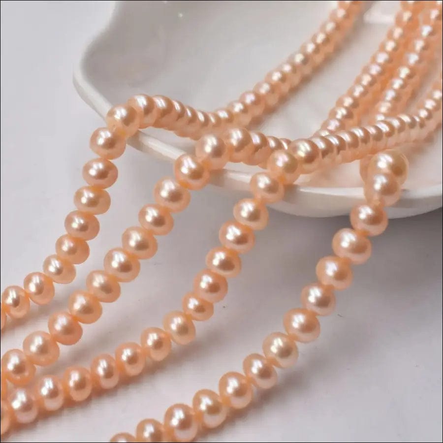 Strong light flawless 5-6mm thick four-sided pearl flat