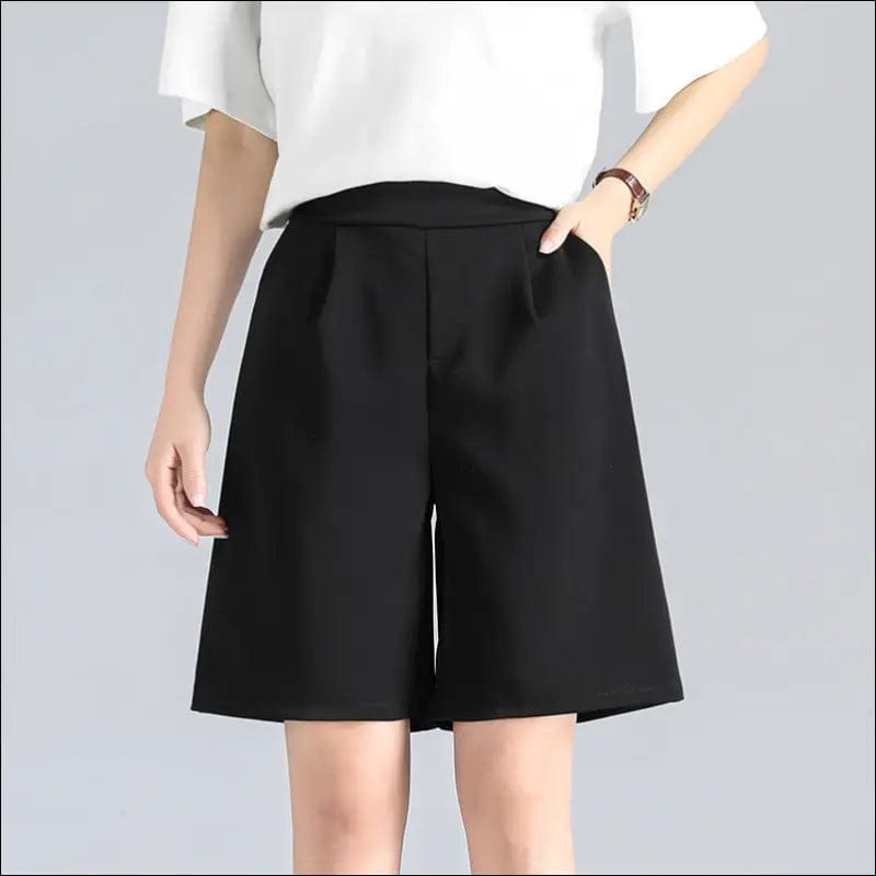 Suit short pants female 2021 summer loose high waist slim